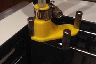 bowden clamp 3d printer parts enhancements ultimaker 2 clip 3d print model - Mito3D