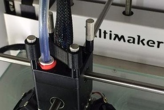 bowdentube plancha pelo 3D impresora partes mejoras ultimaker2 acortar impresión cabeza ultimaker 2 actualizaciones 3d print model - Mito3D
