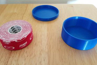 bowling tape-container maker diy tape Band container Fall 3d print model - Mito3D