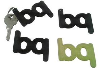 bq logotipo fabricante de bricolaje el llavero 3d print model - Mito3D