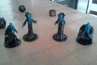 brain suckers miniatures mindflayer dnd d&d dungeons dragons & pathfinder 3d print model - Mito3D