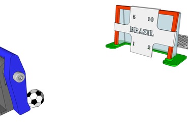 brasil de fútbol 2014 los juguetes juego 3D print model - Mito3D