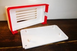 ruisseau ufb universel combat planche pcb monter Cas gaine Fabricant Bricolage électrique électronique logement arcade manette rétro 3d print model - Mito3D