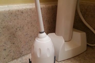 brush-head stand your home sonicare e-series electric toothbrush 3d print model - Mito3D