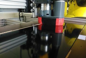 cepillo dustshoe flexible de filamento Impresora 3d piezas mejoras cnc router colector polvo 3d print model - Mito3D