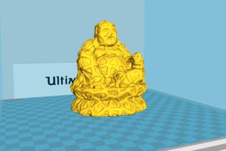 buddha miniaturen ultimaker 2 statue 3d print model - Mito3D