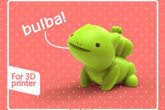 bulbasaur seudo toys pokemon nintendo green 3dprint 3d print model - Mito3D