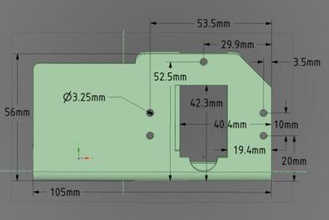 bulldog xl extruder model dimensions 3d printer parts enhancements reprap discount 3d print model - Mito3D