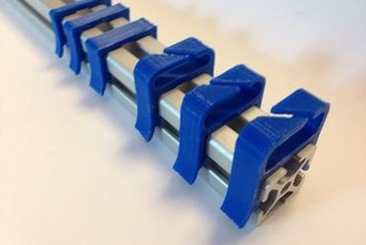 Haufen 2020 misumi-Kabel-clips 3d-Drucker-Teile-Verbesserungen extrusion Kabel-Halter clip clips 3d print model - Mito3D