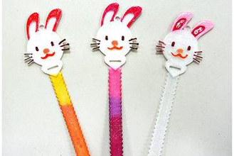 bunny cable holder bookmarks - nylon filament your home rabbit animal animals tinkercad bookmark 3d print model - Mito3D