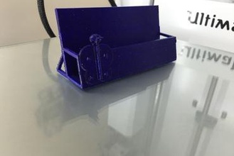 borboleta de negócio titular do cartão gadget negócios youmagine tinkercad ultimaker meshmixer faberdashery pla 3d print model - Mito3D