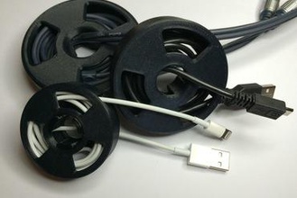 enrouleur de câble gadget 3d print model - Mito3D