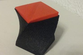 caja espiral su casa cuadro la recipiente florero 3d print model - Mito3D