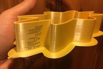 arquivos de calibração um2 2mm bico cura2x vaso modo Impressora 3d peças acessórios calibrar o cura 3d print model - Mito3D