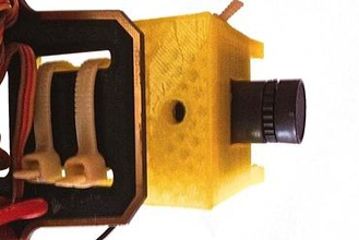camera mount bracket dji elegant f330 quadcopter maker diy tape fpv holder 3d print model - Mito3D