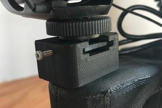 camera utility chaussure montures maker diy caméra mont flash de montage microphone del 3d print model - Mito3D