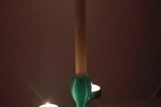 titular de la vela su casa candel 3d print model - Mito3D