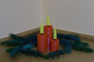 à la lumière des bougies votre maison bougie les fêtes de noël lumières 3d print model - Mito3D