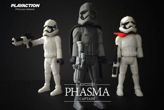 il capitano phasma i giocattoli 3d print model - Mito3D