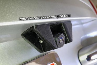 car rear view cam mount maker diy camera 3d print model - Mito3D