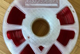 carbonoidspool - yet another reusable filament spool 3d printer parts enhancements masterspool master carbonoid 3d print model - Mito3D