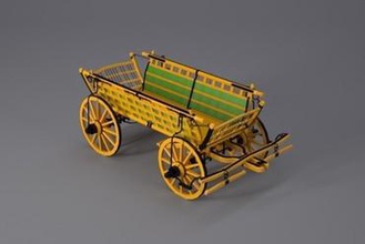 chariot miniatures véhicule ancien 3d print model - Mito3D