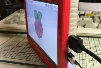 case adafruit 7 hdmi 800x480 display touch other lcd 3d print model - Mito3D
