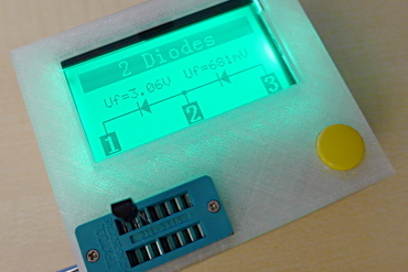 cas des composants électroniques testeur techfortrade composante pcb 3D print model - Mito3D