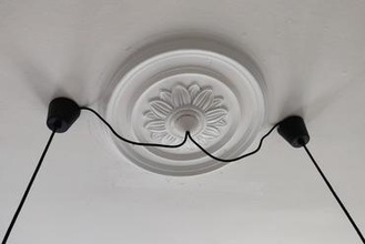 ceiling outlets stuk roset your home plaster power powerhides 3d print model - Mito3D