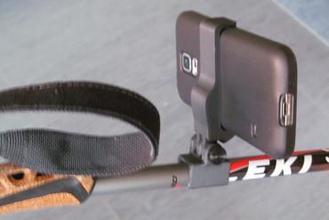 Küvettenhalter walking stick selfie-stick benötigen Sie eine bluetooth-Taste gadget 3d print model - Mito3D