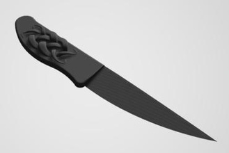 celtic knife your home mse4777 knot 3d print model - Mito3D