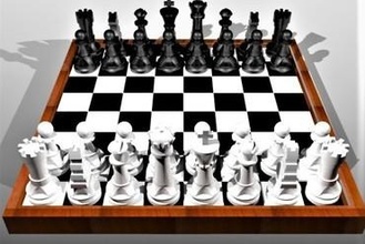 chess board Games 3d 3dfindit pritning printing game 3d print model - Mito3D