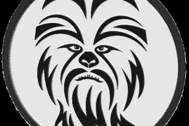 chewbacca coasters v3 For your home posavasos star wars 3D print model - Mito3D