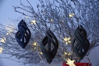 Natale kernel festoso ornamento per tuo casa decorazione pallina strano attrattore aizawa matematica arte 3d print model - Mito3D
