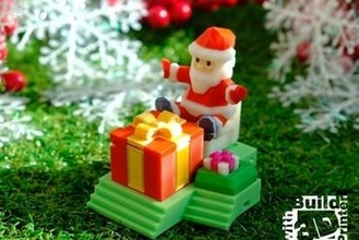 Natal brinquedo brinquedos papai noel claus feriado enfeite 3d print model - Mito3D