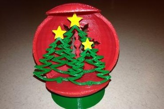 Noel orman süs ağacı yarışma makingmerry ağaçları 3d print model - Mito3D