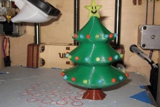 árvore de natal a arte 3d print model - Mito3D