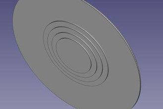 circular ring lens cap education 3d print model - Mito3D