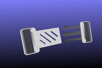acortar 3D impresora partes mejoras cinturón abrazadera clipclamp 3d print model - Mito3D