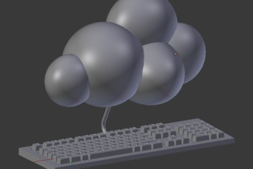 il cloud computing altri divertente terminologia informatica 3D print model - Mito3D