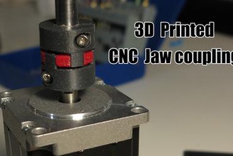 cnc de la mandíbula acoplador abs y semiflex Impresora 3d piezas mejoras acoplamiento flexible 3d print model - Mito3D