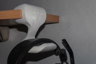 cobra headphone hook your home bracket clip holder shelf wall shelving 3d print model - Mito3D