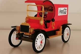 Koka Cola Ford Modell 1914 Aktualisierung Rahmen 1 18 ed sept7 Kunst 3d print model - Mito3D