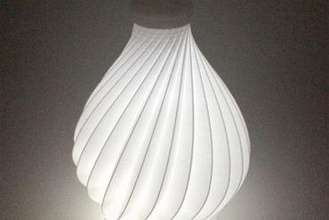 cocoon lamp your home lamps battery outdoor led coin cell garden party light indoor 3d print model - Mito3D