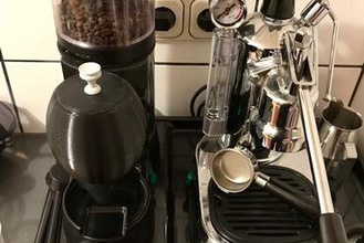 kahve kap pavoni değirmeni ev makinesi 3d print model - Mito3D