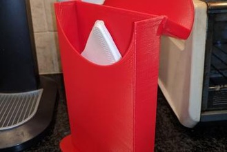 coffee filter caddy your home kitchen 3d print model - Mito3D