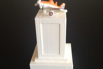 column pedestal plinth classic miniatures parametric art miniature display cassical 3d print model - Mito3D