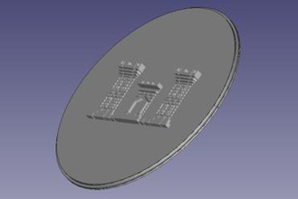 combat engineer castle lens cover other 3d print model - Mito3D