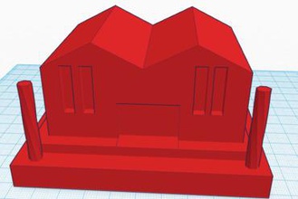 community centre Bildung printrbot lernen Klassenzimmer Architektur 3d print model - Mito3D