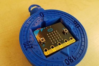brújula microbit fabricante de bricolaje microbit101 la 3d print model - Mito3D